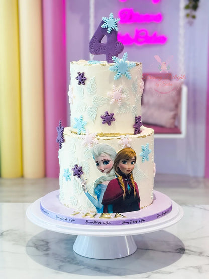 Elsa Anna Cake 3