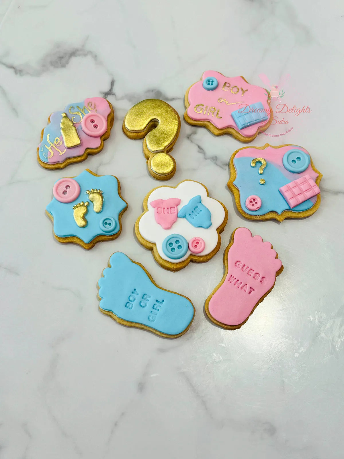 Adorable Boy or Girl Cookies for Celebrations