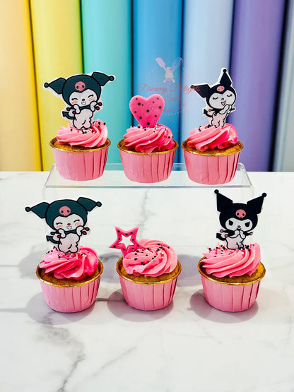 Kuromi Cupcakes