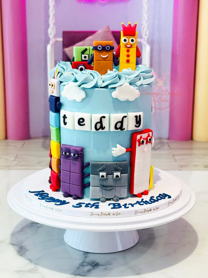 Number Blocks Cake 3