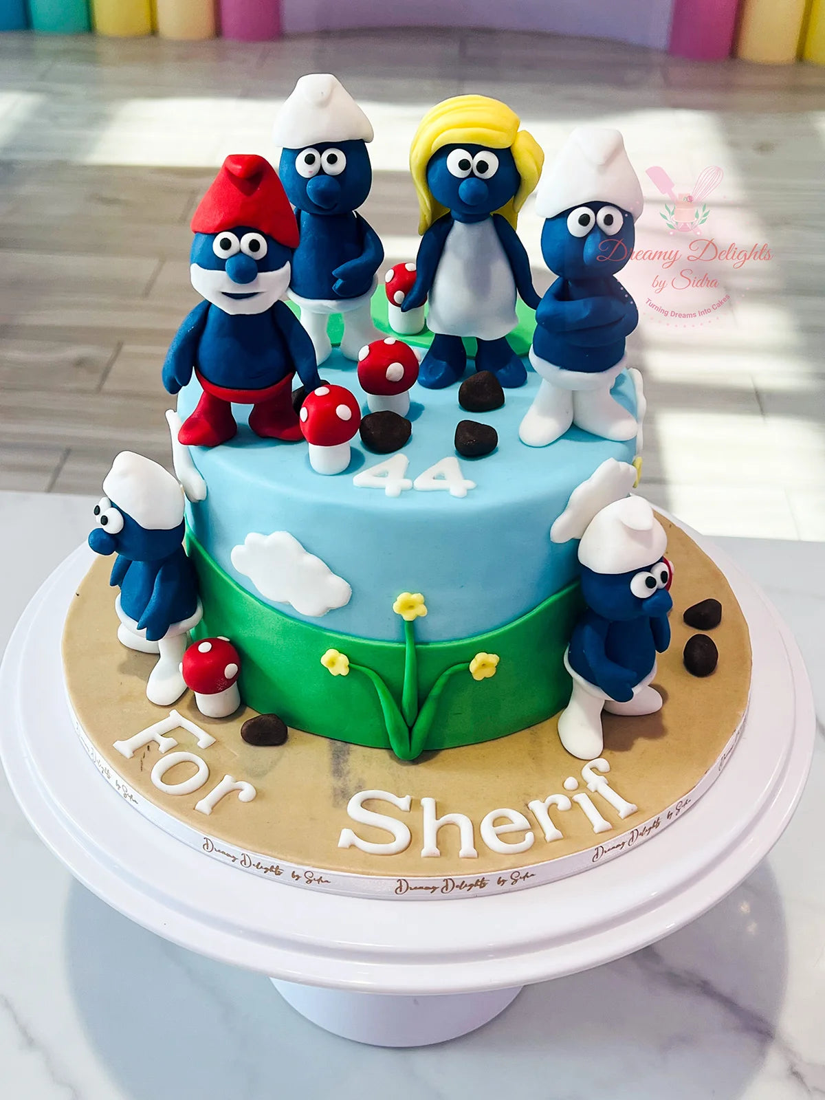 Smurfs Cake