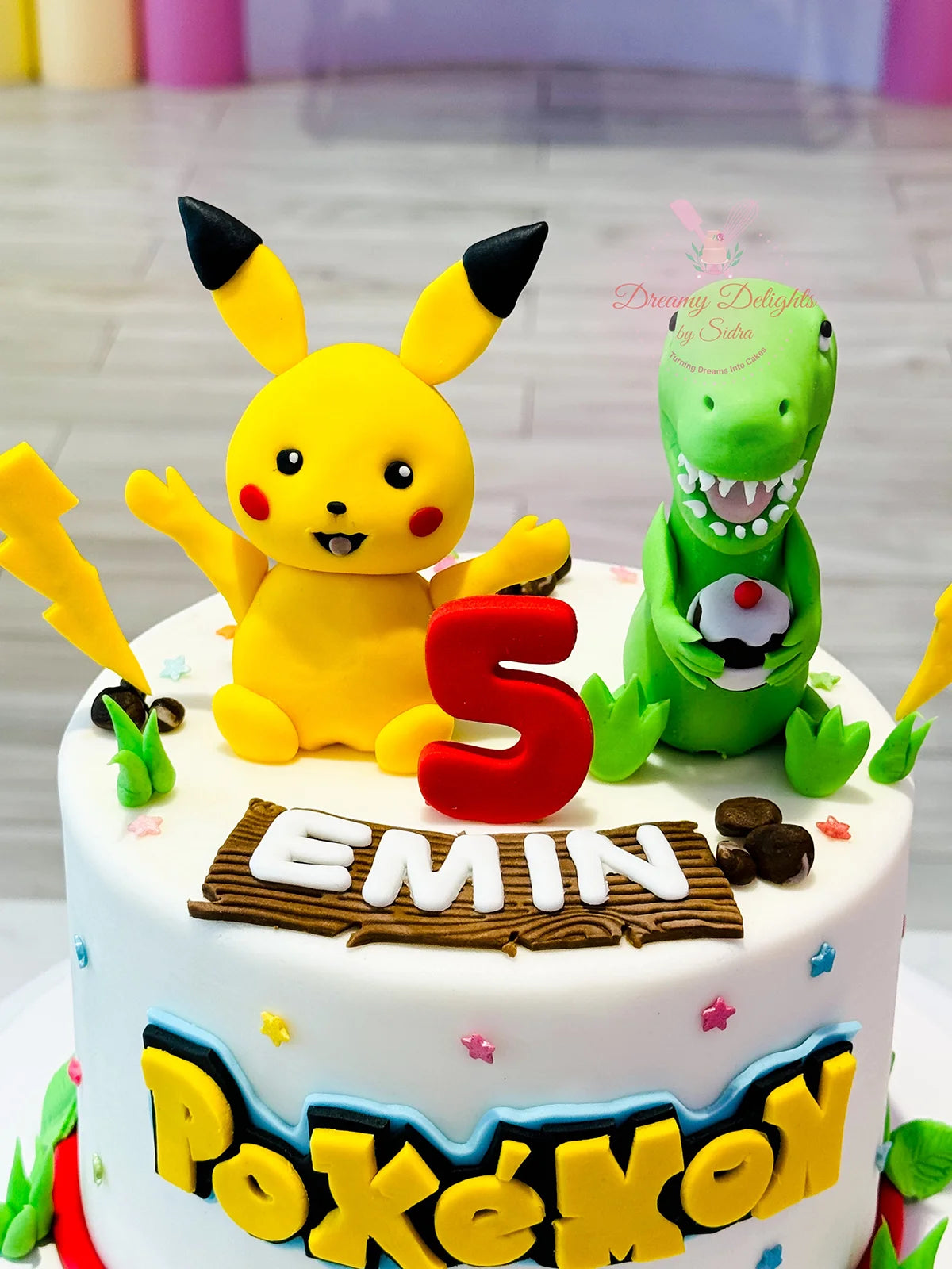 Pokemon Dino Cake