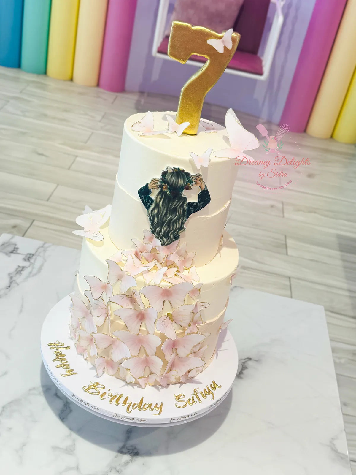 Butterfly Dress Cake