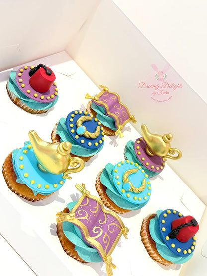 Aladdin Lamp Cupcakes