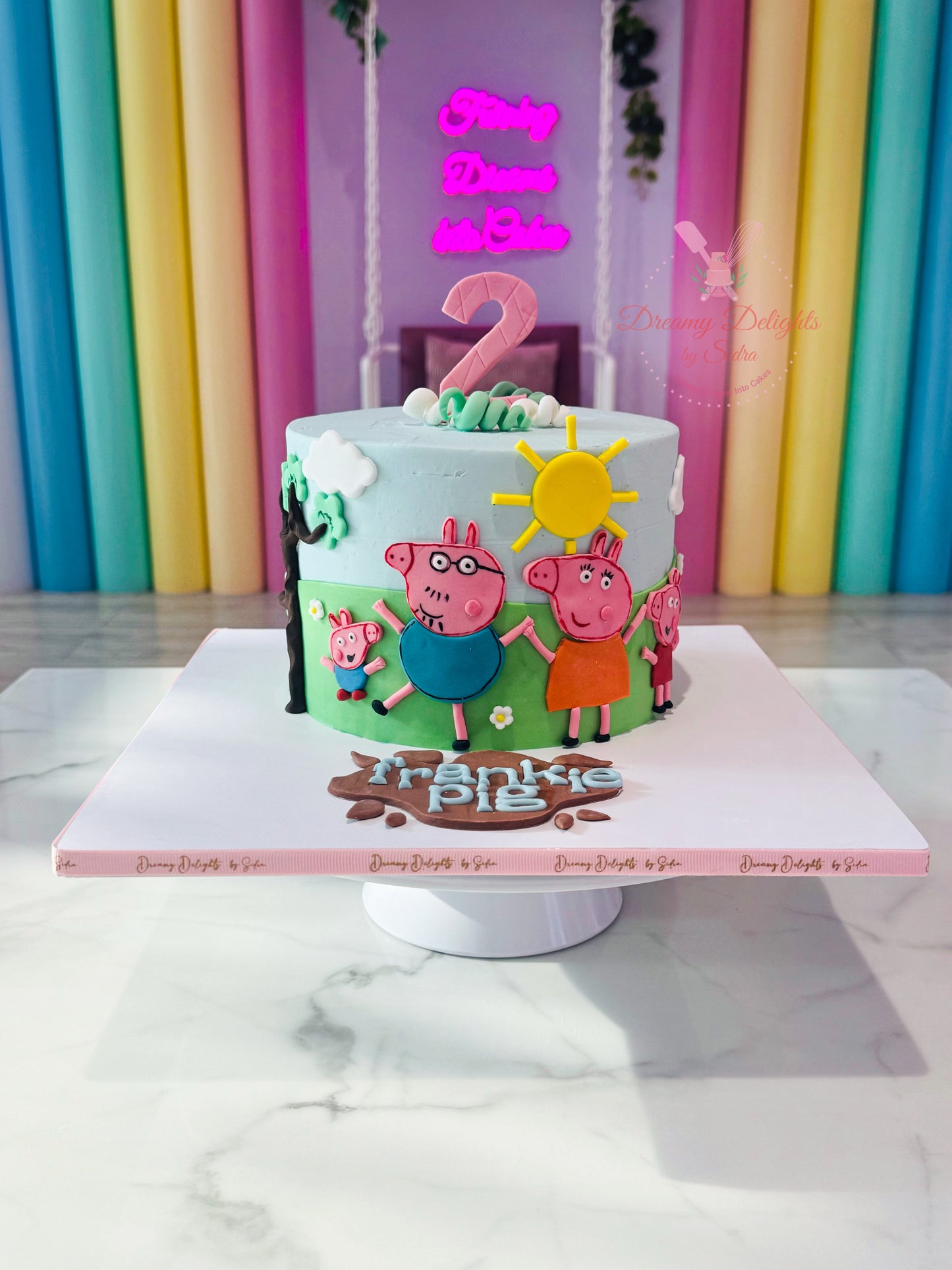 Delightful Peppa Pig Cake