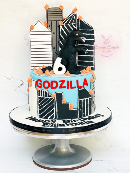 Godzilla Cake