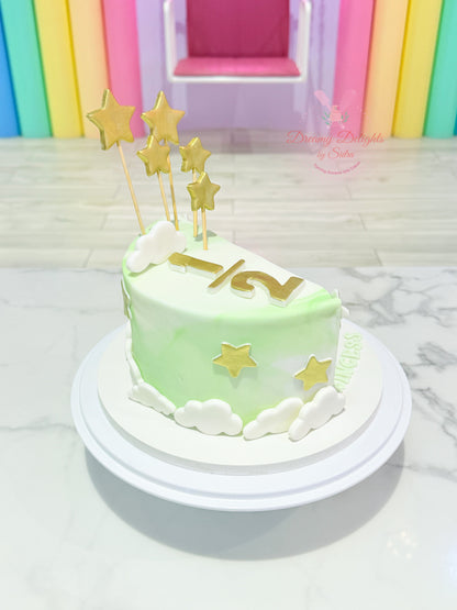 Half Birthday Cake