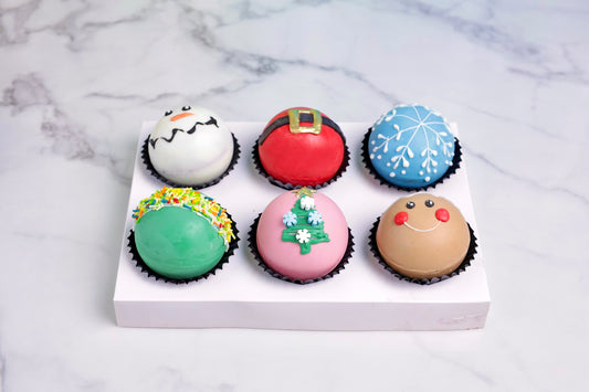 Festive Christmas Hot Cocoa Bombs