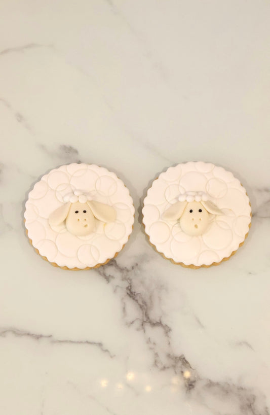 Handcrafted sheep themed cookies for Eid Al Adha celebrations and festive gifting in Dubai