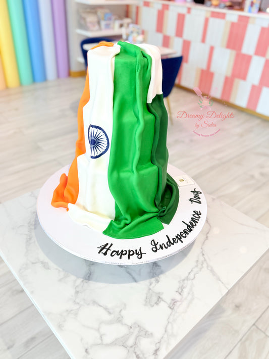 India & Pakistan Independence Day Cake