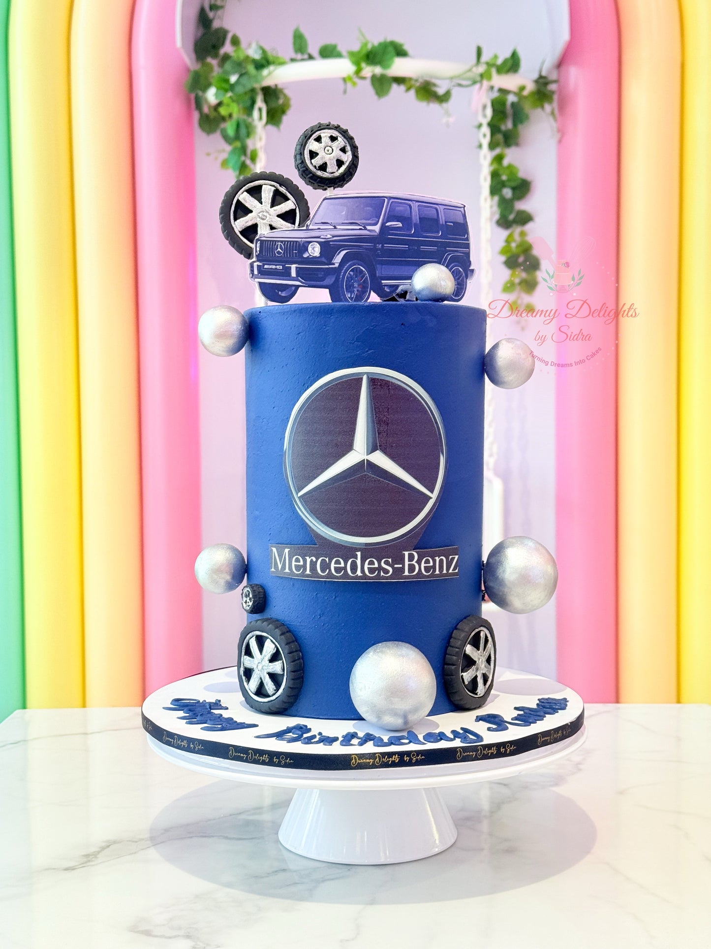 Luxury Mercedes Birthday Cake