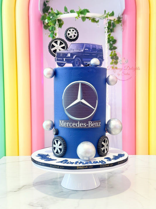 Luxury Mercedes Birthday Cake