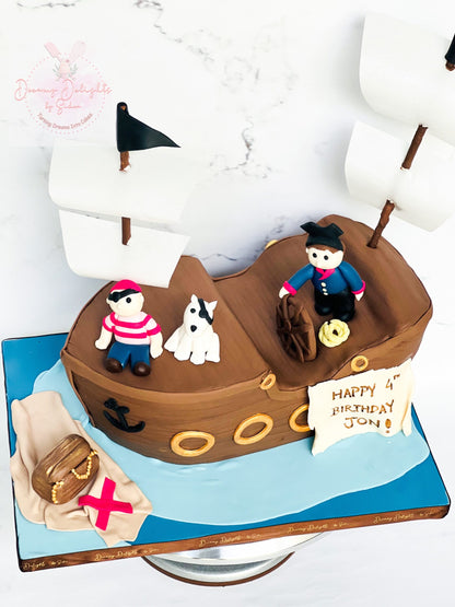 Pirate Ship Cake