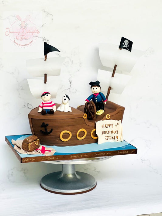 Pirate Ship Cake