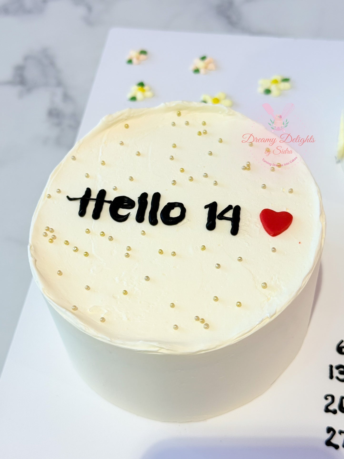 Double Calendar Birthday Cake