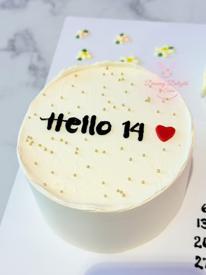 Double Calendar Birthday Cake