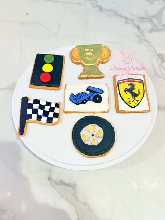 Racing Car Cookies