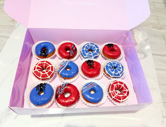 Spider Man Mini Donuts
