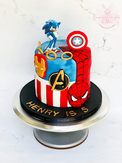 Superhero Cake 1