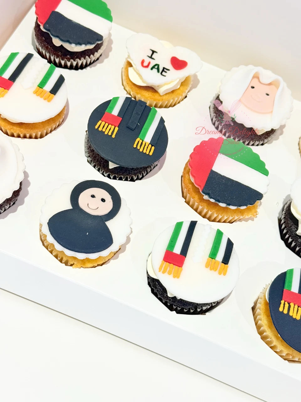 UAE National Day Cupcakes