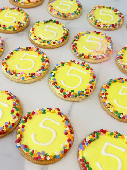 Age Number Cookies