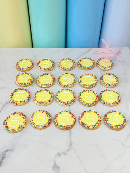 Age Number Cookies