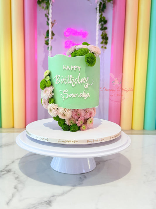 Anti Gravity Floral Cake