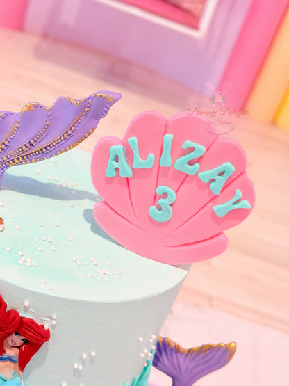 Ariel Mermaid Tails Cake