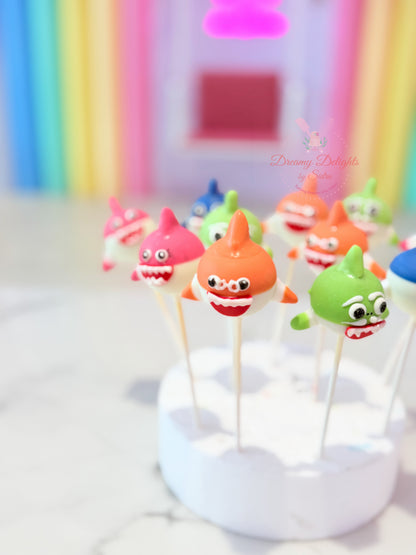 Baby Shark Cake Pops