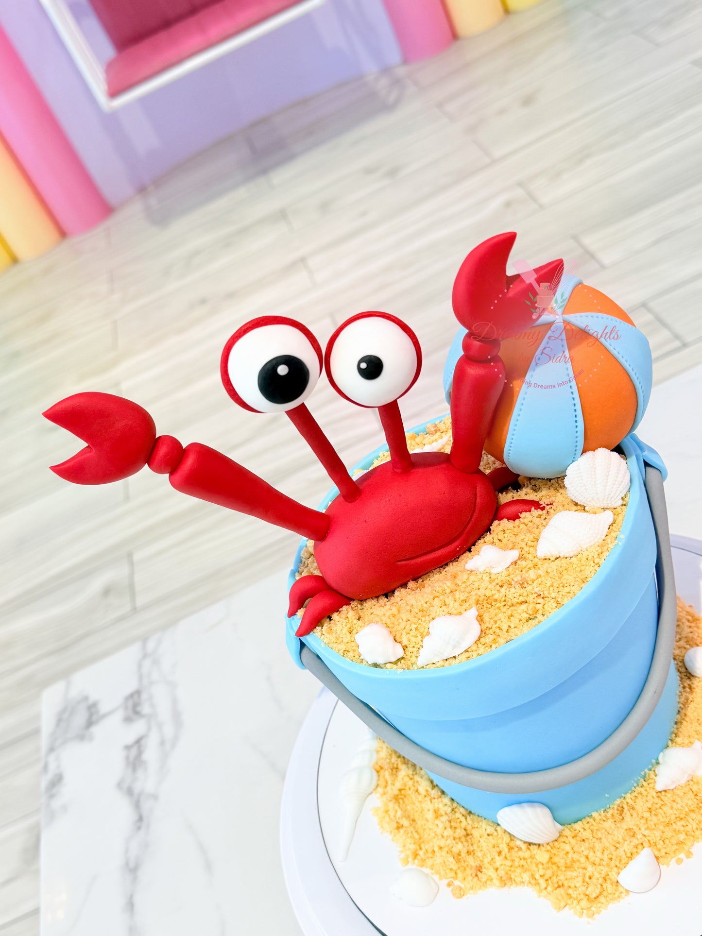 Beach Bucket Crab Cake