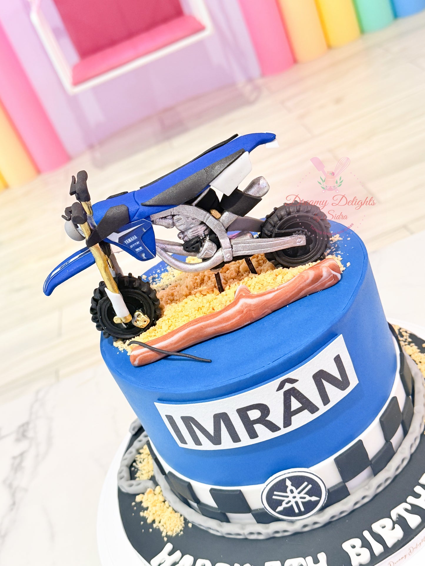 Bike Theme Birthday Cake