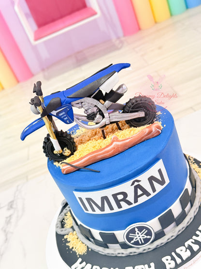 Bike Theme Birthday Cake