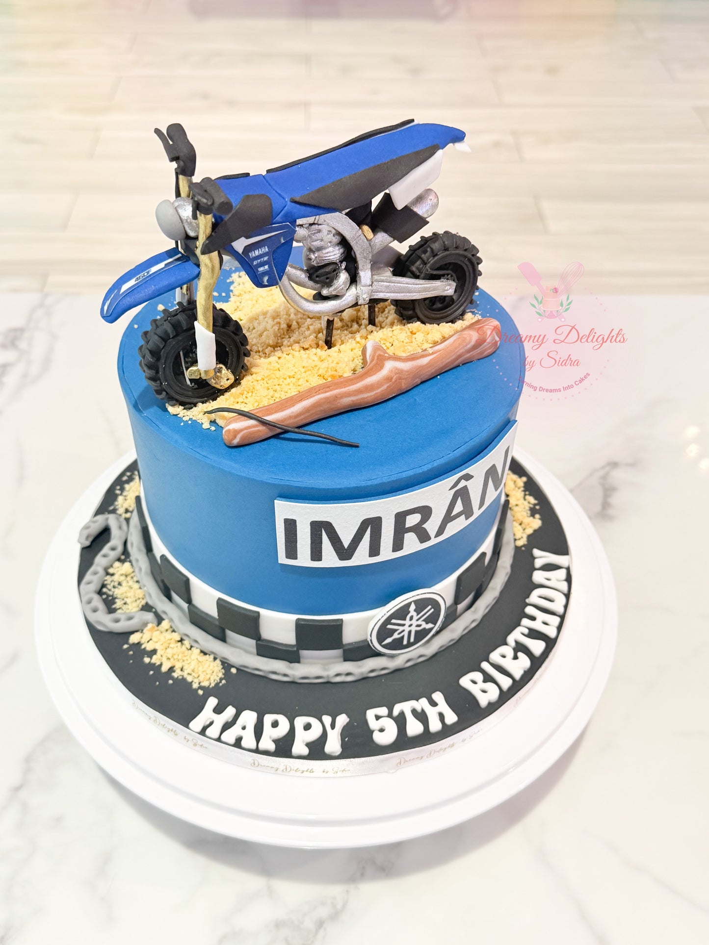 Bike Theme Birthday Cake