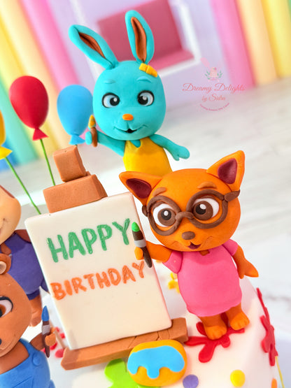 Bimi Boo and Friends Cake