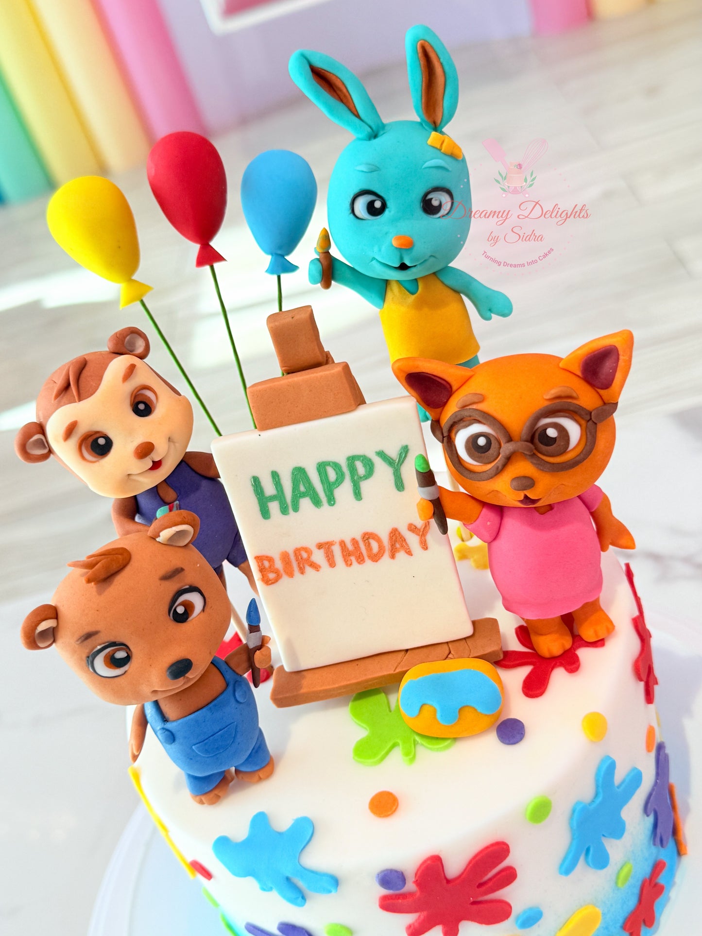 Bimi Boo and Friends Cake