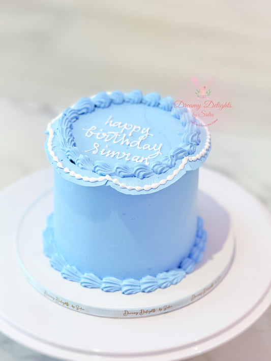 Blue Vintage Cake
