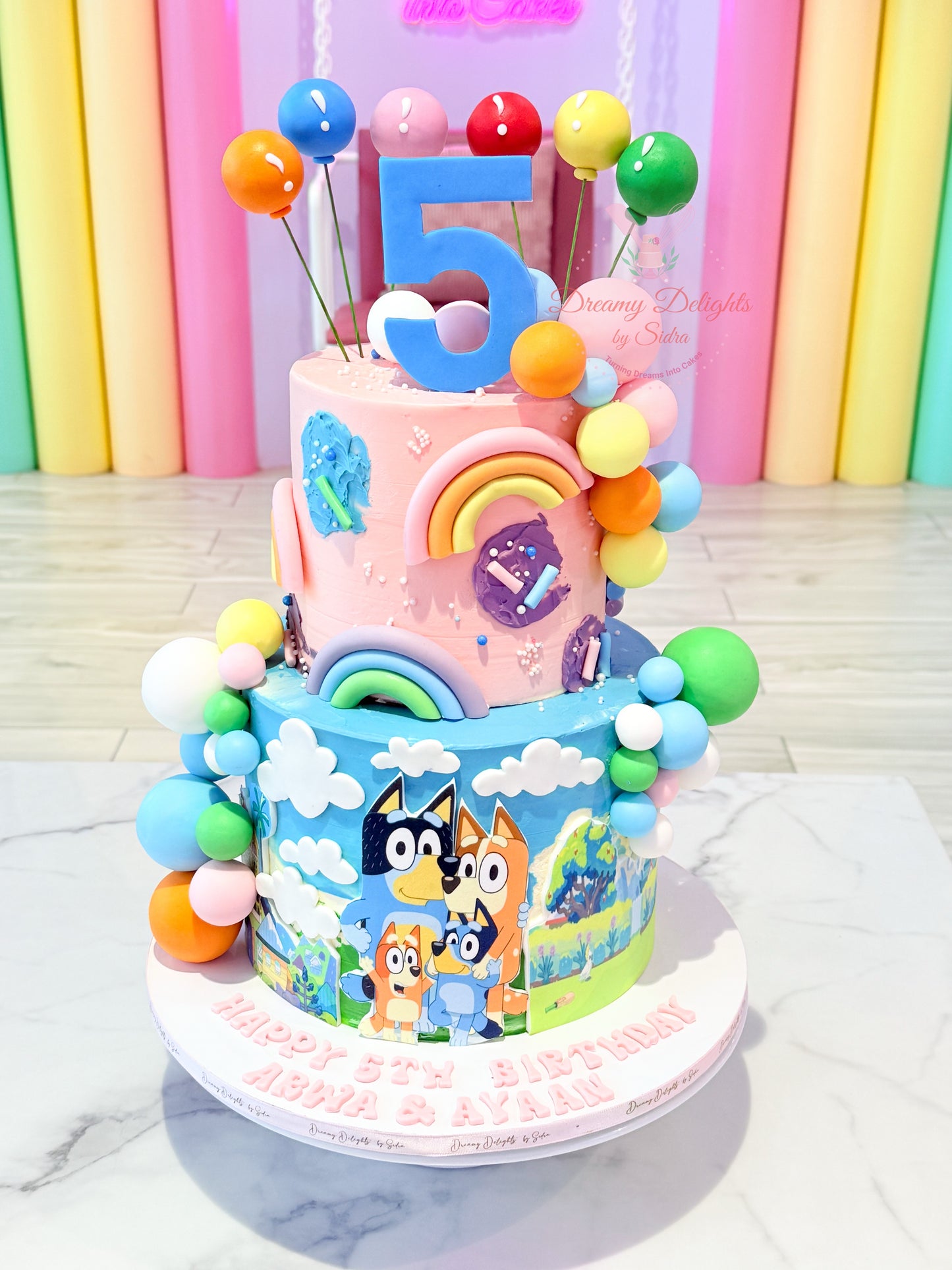 Premium Bluey Cake
