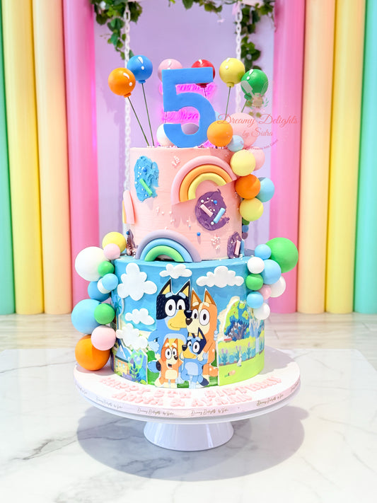 Premium Bluey Cake