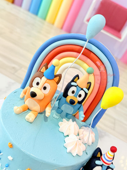 Bluey Family Cake