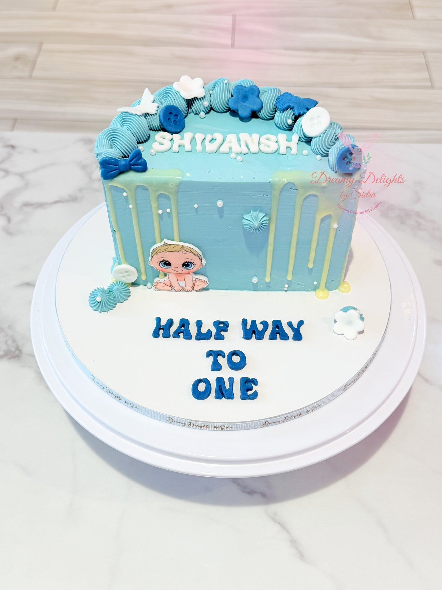 Boy Baby Half Birthday Cake | Best Kids Birthday Cake Dubai