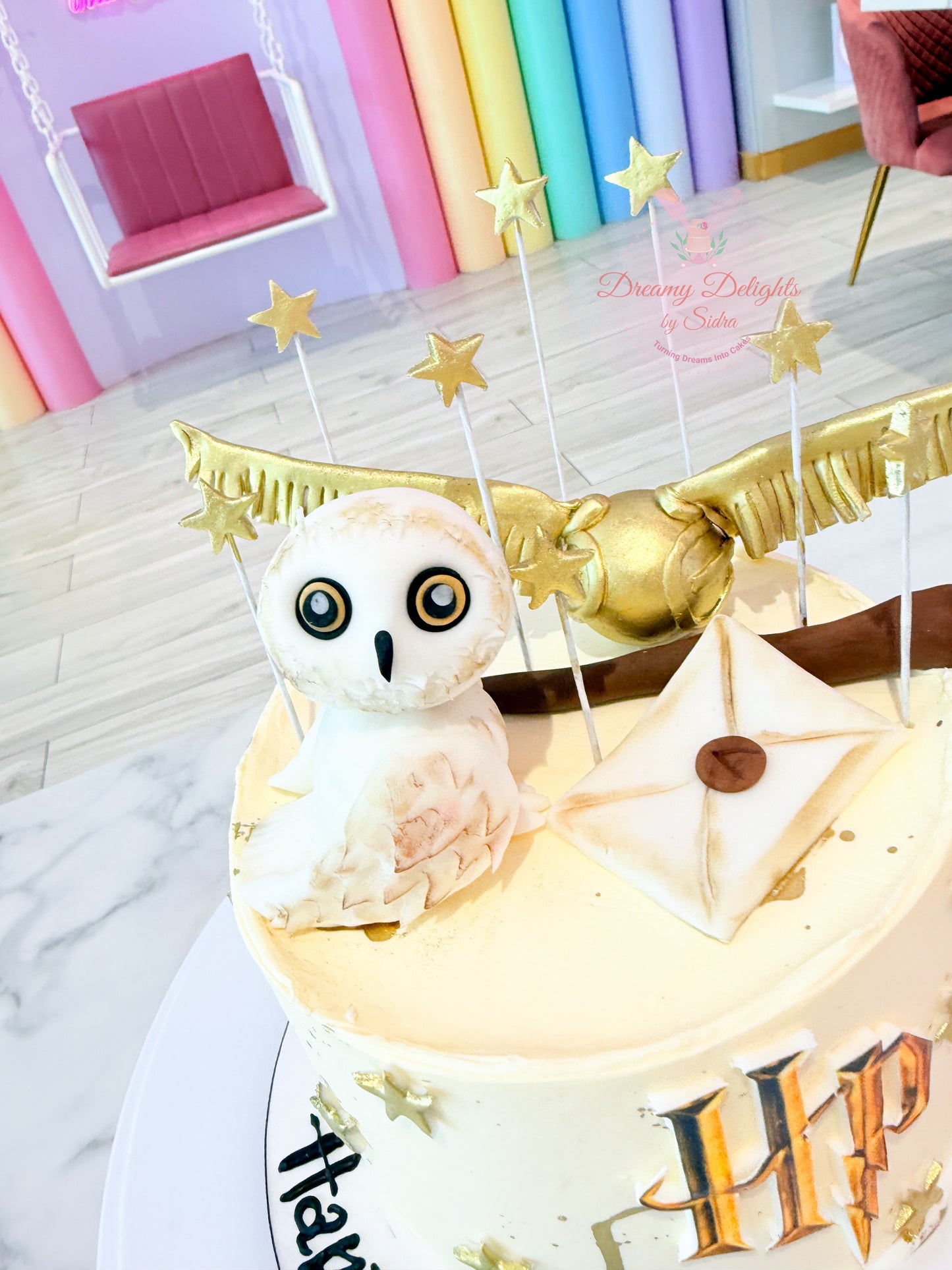 Harry Potter Theme Birthday Cake