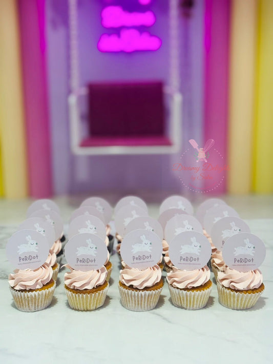 Branded Corporate Logo Cupcakes