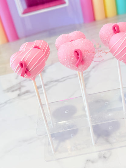 Breast Cancer Awareness Cakepops