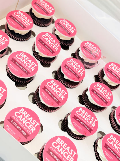 Breast Cancer Awareness Cupcakes