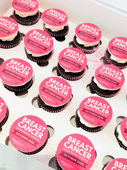 Breast Cancer Awareness Cupcakes