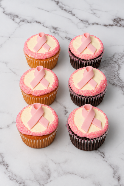 Breast Cancer Awareness Cupcakes