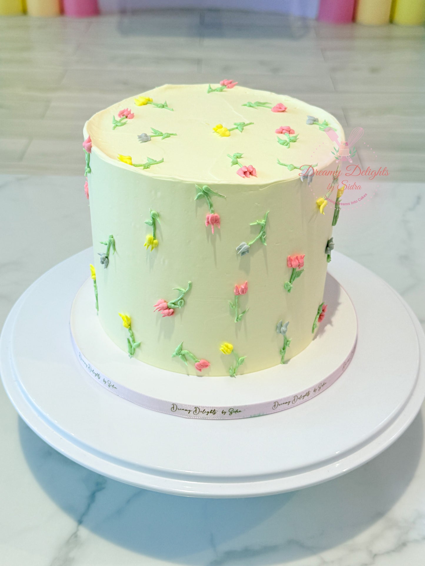 Buttercream Tulips Cake