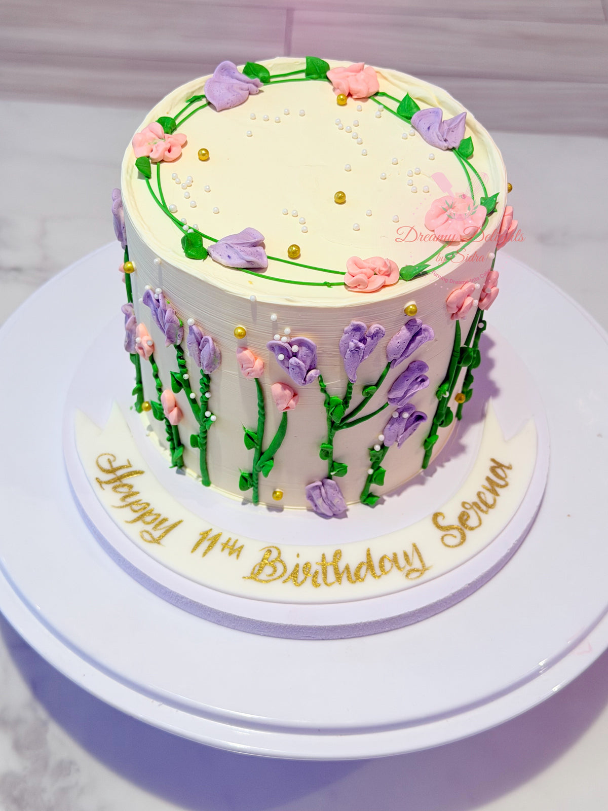 Floral Buttercream Cake