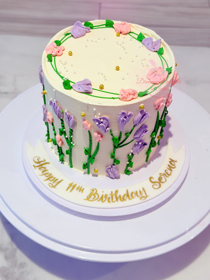 Floral Buttercream Cake