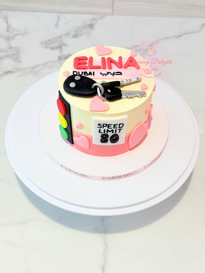 Car Keys Cake